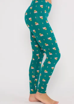 Damen Blutsgeschwister Leggings|Lange Leggings|Baumwoll-Leggings Lovely Legs