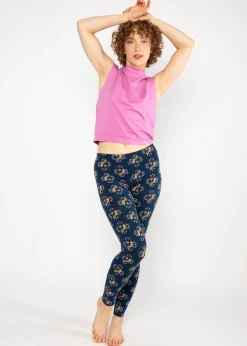 Damen Blutsgeschwister Leggings|Lange Leggings|Baumwoll-Leggings Lovely Legs