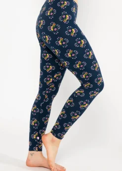 Damen Blutsgeschwister Leggings|Lange Leggings|Baumwoll-Leggings Lovely Legs