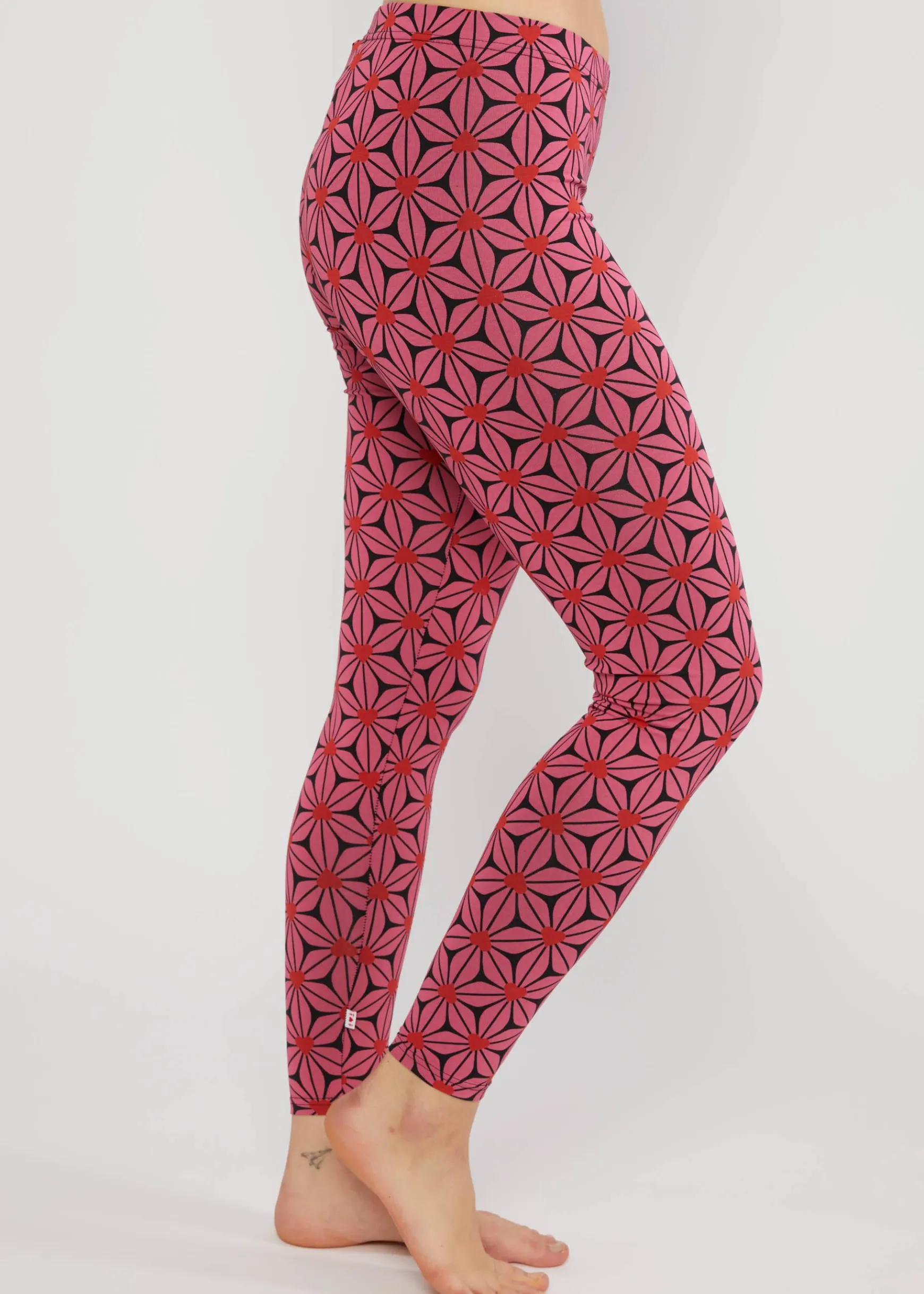 Damen Blutsgeschwister Leggings|Lange Leggings|Baumwoll-Leggings Lovely Legs