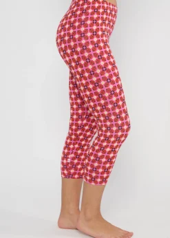 Damen Blutsgeschwister Leggings|Capri Leggings|Capri Leggings Cropped Laune Legs