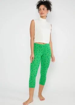 Damen Blutsgeschwister Leggings|Capri Leggings|Capri Leggings Cropped Laune Legs