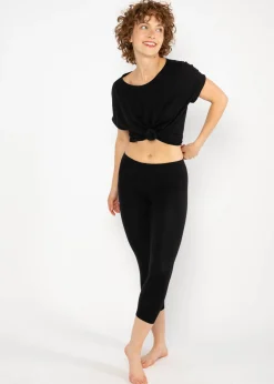 Damen Blutsgeschwister Leggings|Capri Leggings|Capri Leggings Cropped Laune Legs