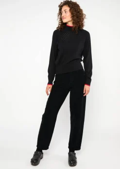 Damen Blutsgeschwister Cordhosen|Stoffhosen|Cordhose High Waist Olotte