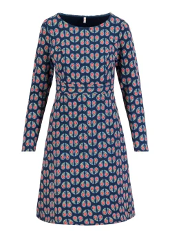 Damen Blutsgeschwister Sweatkleider|Knielange Kleider|Etuikleid Home Sweet Home
