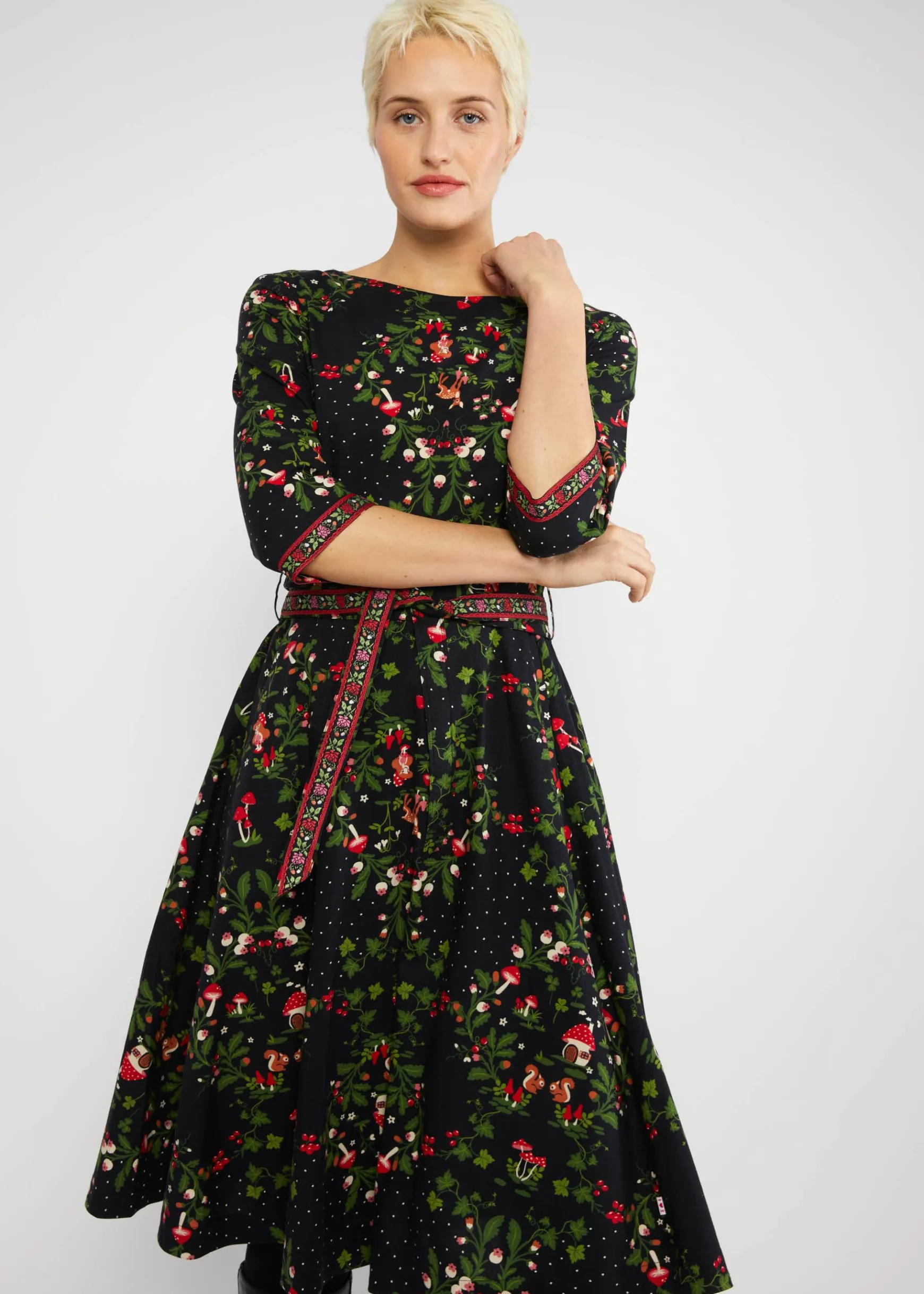 Damen Blutsgeschwister Knielange Kleider|Festliches Kleid Kisses Sweeter than Wine