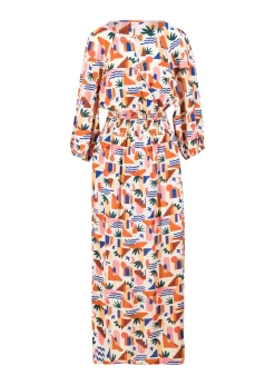 Damen Blutsgeschwister Maxikleider|Festliches Kleid Oho Ki Boho