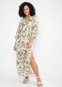 Damen Blutsgeschwister Maxikleider|Festliches Kleid Oho Ki Boho
