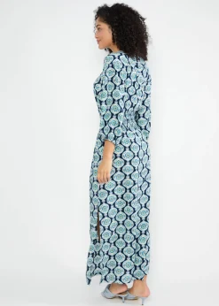 Damen Blutsgeschwister Maxikleider|Festliches Kleid Oho Ki Boho