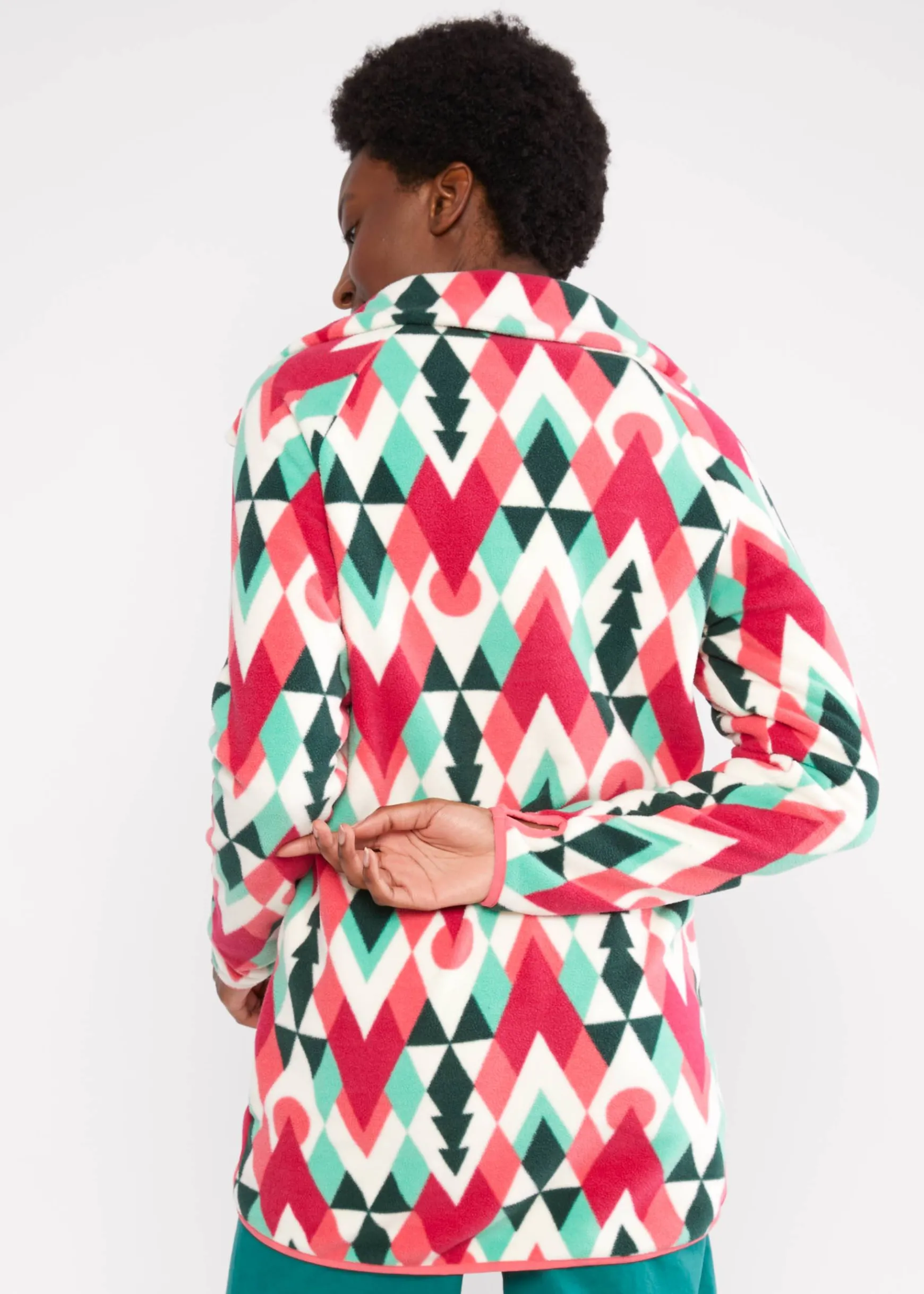 Damen Blutsgeschwister Übergangsjacken|Zip-Jacken|Fleecejacke Hu00FCttenzauber Long