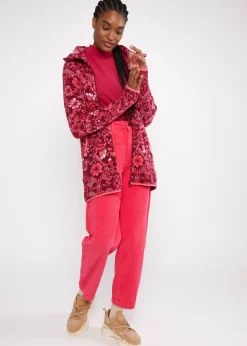 Damen Blutsgeschwister Übergangsjacken|Zip-Jacken|Fleecejacke Hu00FCttenzauber Long