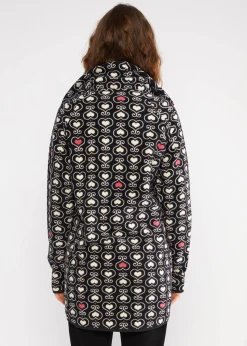 Damen Blutsgeschwister Übergangsjacken|Zip-Jacken|Fleecejacke Hu00FCttenzauber Long