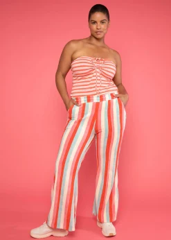 Damen Blutsgeschwister Stoffhosen|Sommerhosen|Freizeithose Bell Bottom Beauty