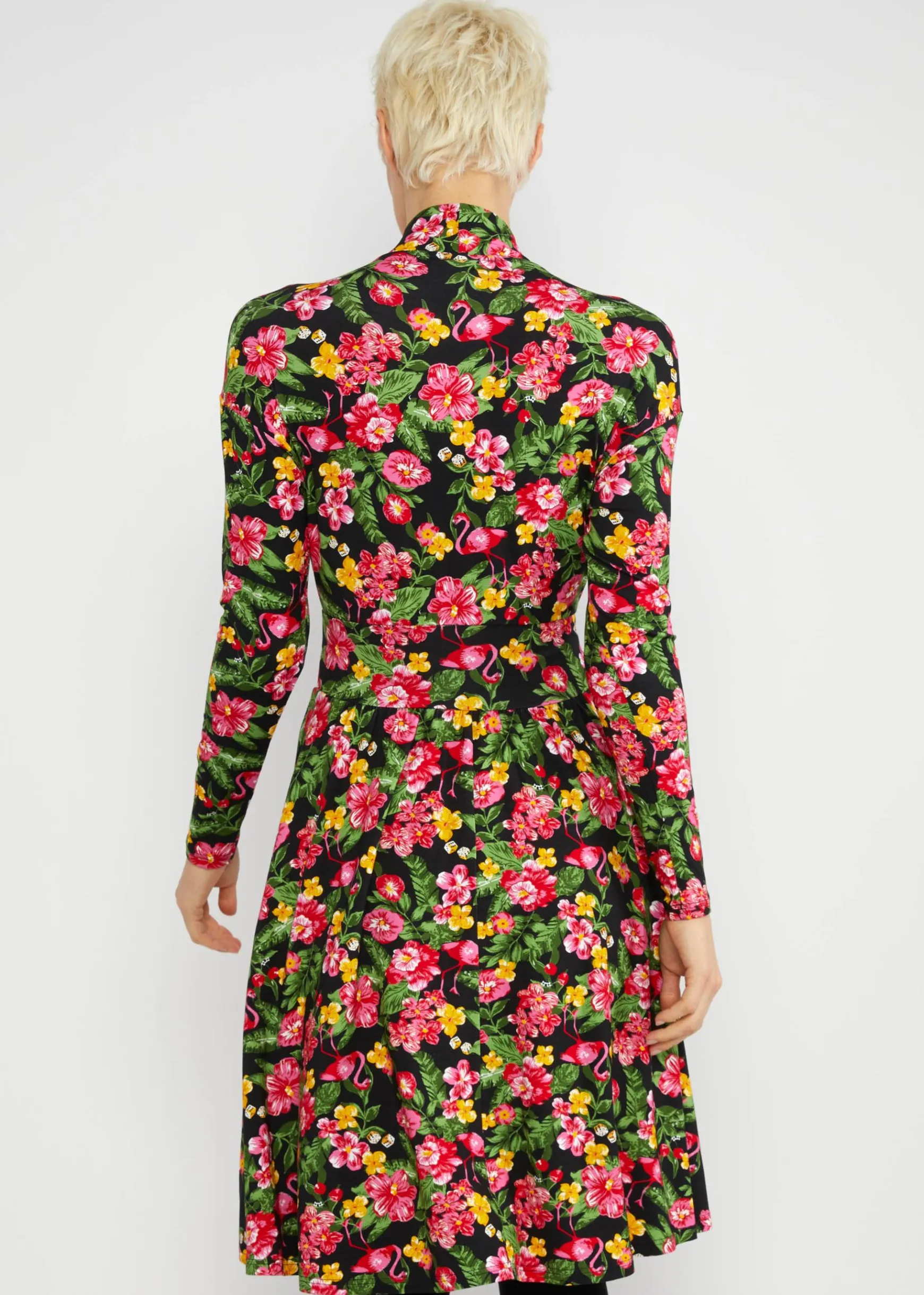 Damen Blutsgeschwister Jerseykleider|Knielange Kleider|Freizeitkleid La Vie est Belle