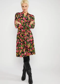 Damen Blutsgeschwister Jerseykleider|Knielange Kleider|Freizeitkleid La Vie est Belle