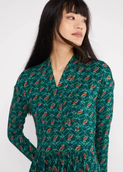 Damen Blutsgeschwister Jerseykleider|Knielange Kleider|Freizeitkleid La Vie est Belle
