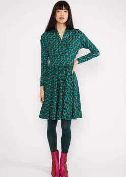 Damen Blutsgeschwister Jerseykleider|Knielange Kleider|Freizeitkleid La Vie est Belle