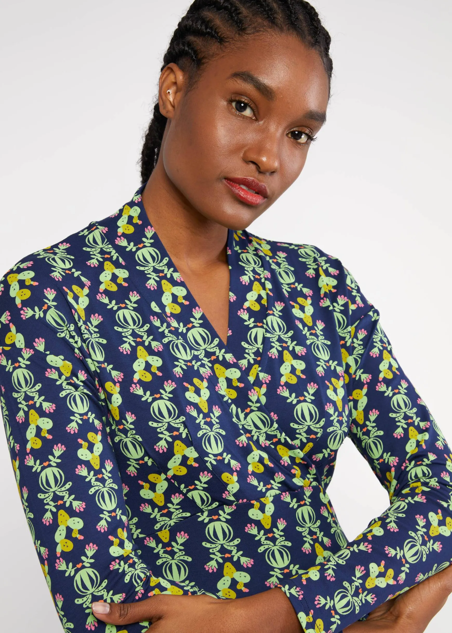 Damen Blutsgeschwister Jerseykleider|Knielange Kleider|Freizeitkleid La Vie est Belle