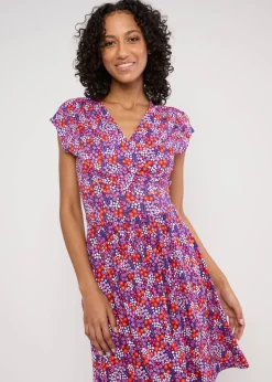 Damen Blutsgeschwister Jerseykleider|Knielange Kleider|Freizeitkleid La Vie est Belle