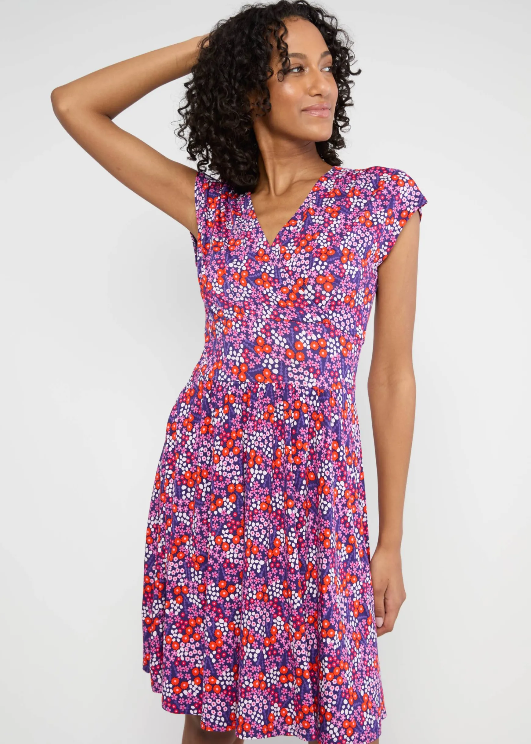 Damen Blutsgeschwister Jerseykleider|Knielange Kleider|Freizeitkleid La Vie est Belle
