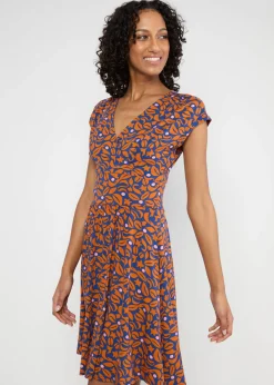 Damen Blutsgeschwister Jerseykleider|Knielange Kleider|Freizeitkleid La Vie est Belle