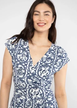 Damen Blutsgeschwister Jerseykleider|Knielange Kleider|Freizeitkleid La Vie est Belle