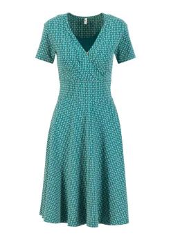 Damen Blutsgeschwister Jerseykleider|Knielange Kleider|Freizeitkleid Shalala Tralala Spring