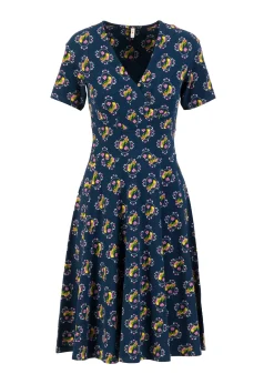 Damen Blutsgeschwister Jerseykleider|Knielange Kleider|Freizeitkleid Shalala Tralala Spring