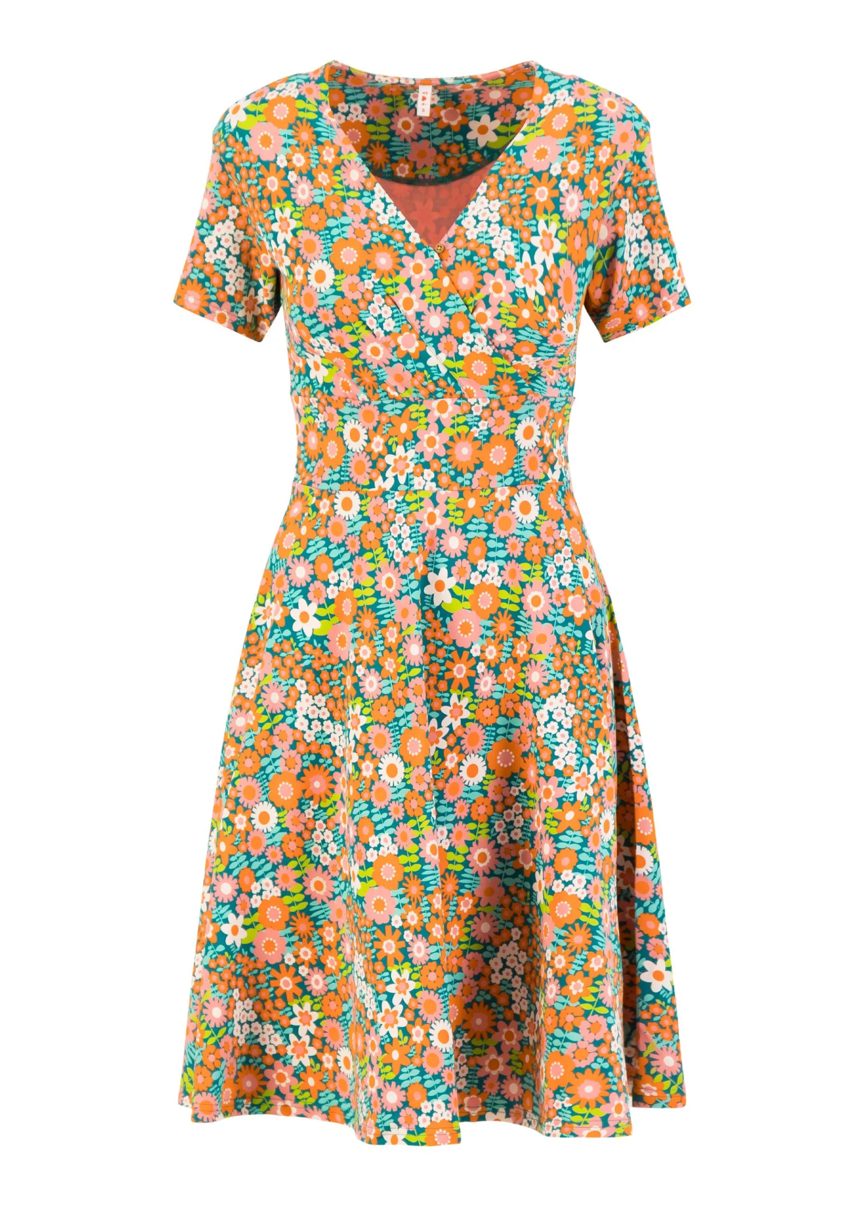 Damen Blutsgeschwister Jerseykleider|Knielange Kleider|Freizeitkleid Shalala Tralala Spring