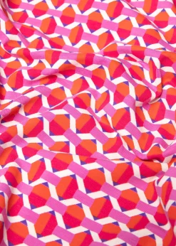 Damen Blutsgeschwister Jerseykleider|Knielange Kleider|Freizeitkleid Shalala Tralala Spring