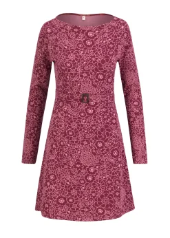 Damen Blutsgeschwister Jerseykleider|Knielange Kleider|Herbstkleid California Calling