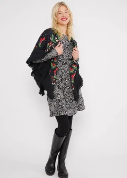 Damen Blutsgeschwister Jerseykleider|Knielange Kleider|Herbstkleid California Calling
