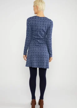 Damen Blutsgeschwister Jerseykleider|Knielange Kleider|Herbstkleid California Calling
