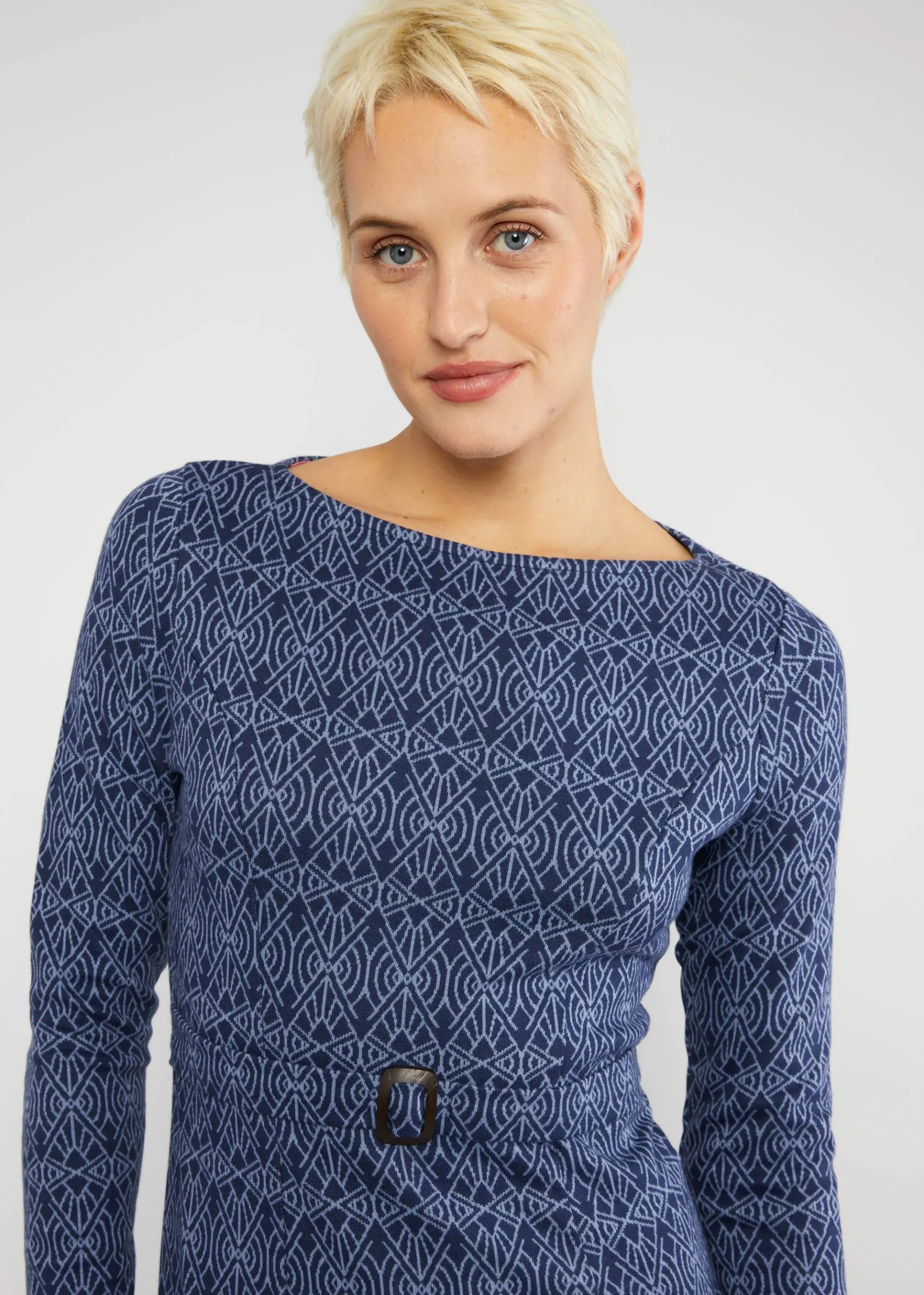 Damen Blutsgeschwister Jerseykleider|Knielange Kleider|Herbstkleid California Calling