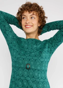 Damen Blutsgeschwister Jerseykleider|Knielange Kleider|Herbstkleid California Calling