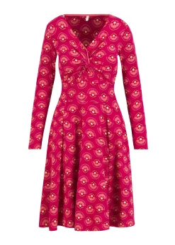 Damen Blutsgeschwister Jerseykleider|Knielange Kleider|Herbstkleid Hot Knot