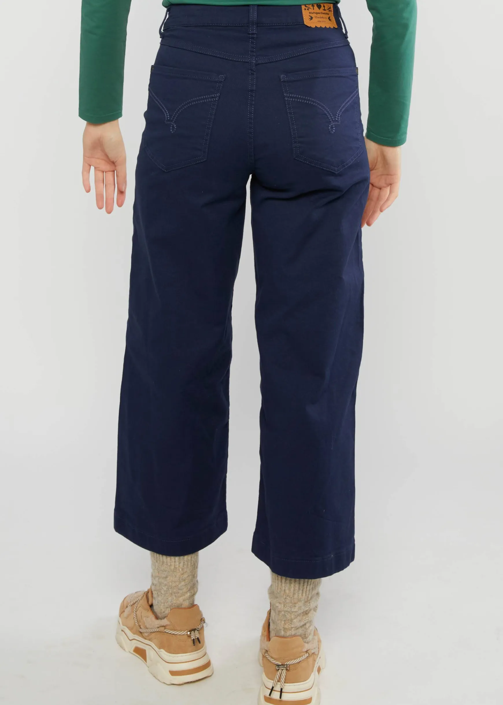 Damen Blutsgeschwister Culottes|Stoffhosen|Hose High Waist Culotte