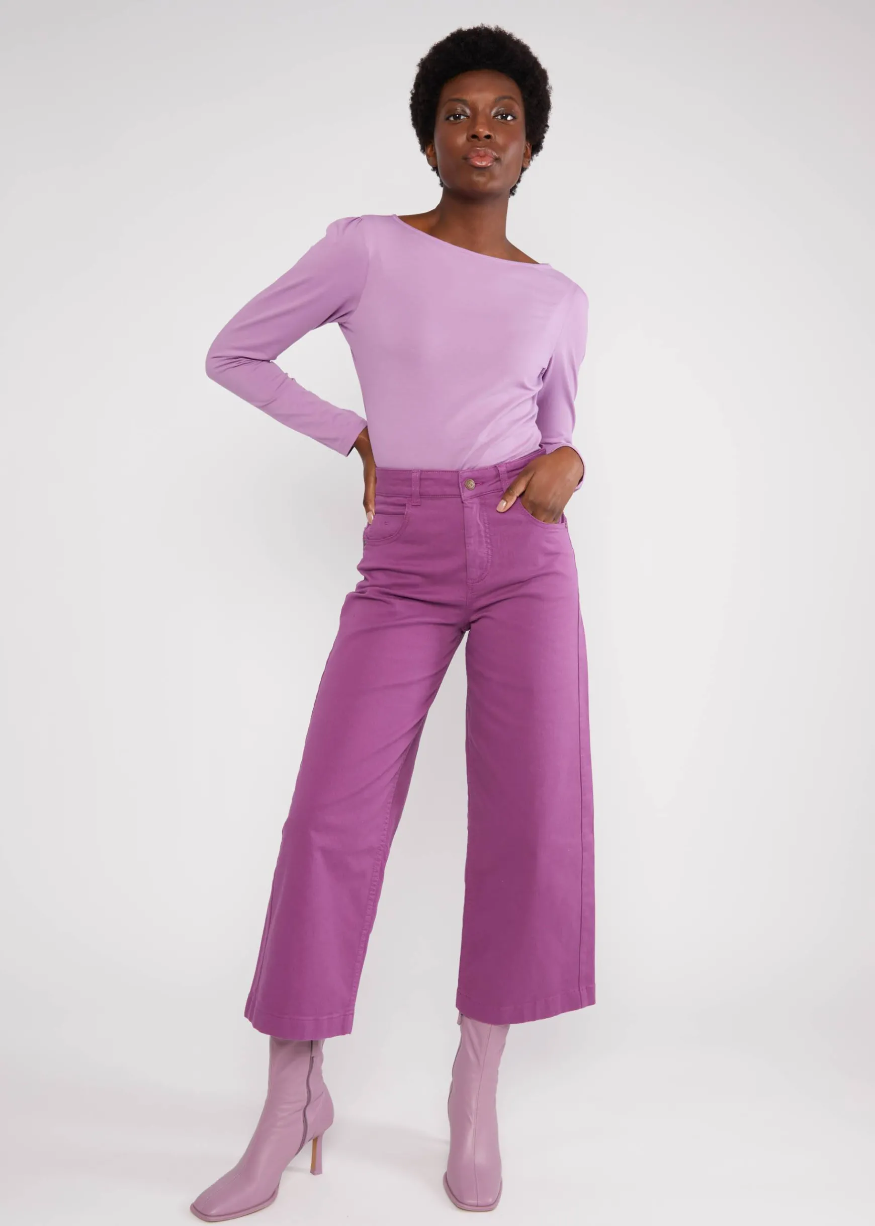 Damen Blutsgeschwister Culottes|Stoffhosen|Hose High Waist Culotte