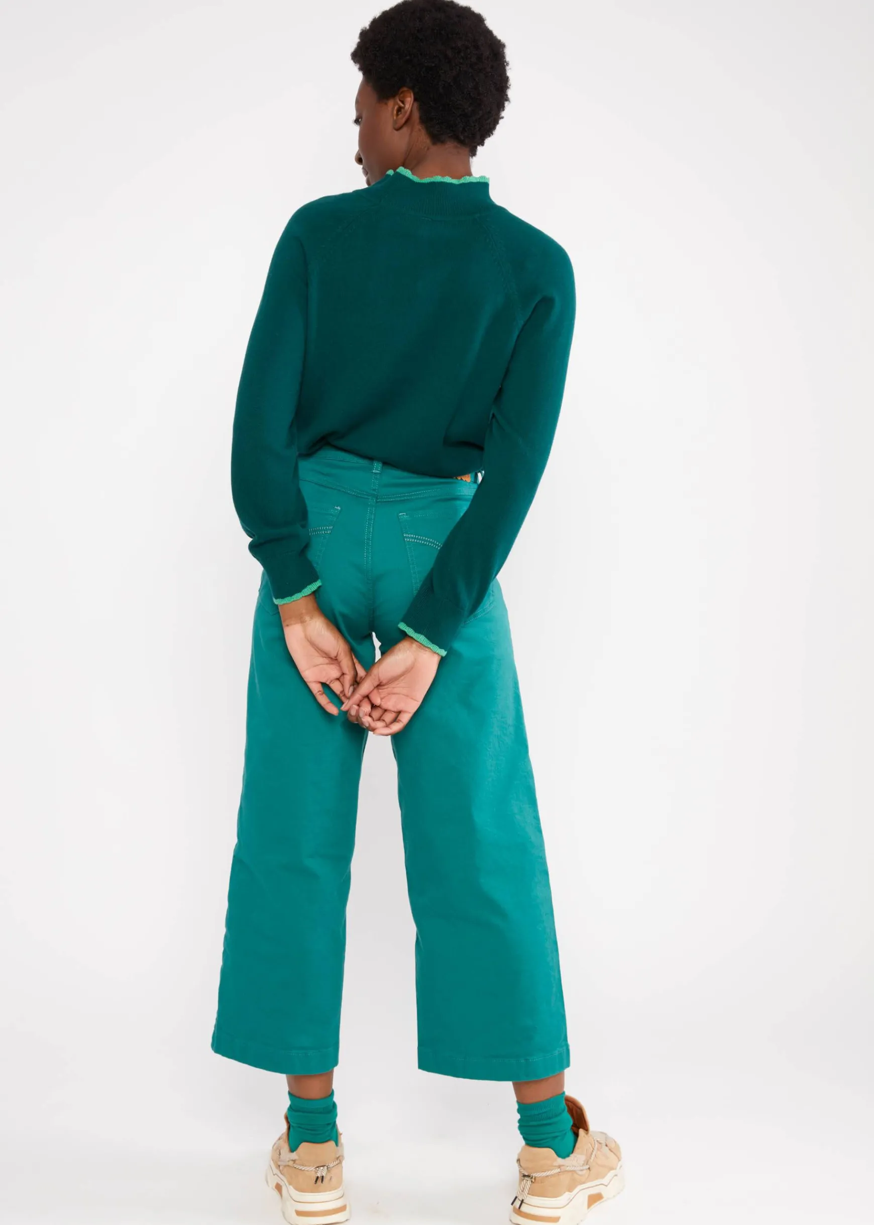 Damen Blutsgeschwister Culottes|Stoffhosen|Hose High Waist Culotte
