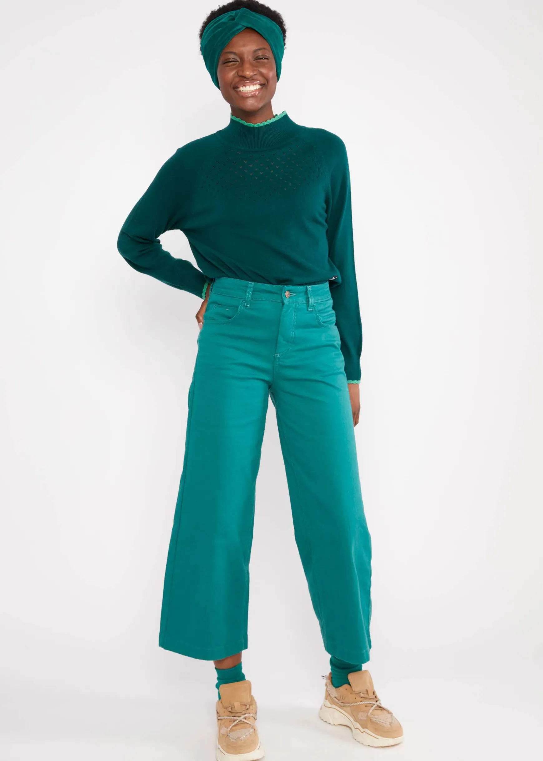 Damen Blutsgeschwister Culottes|Stoffhosen|Hose High Waist Culotte