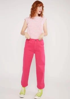 Damen Blutsgeschwister Stoffhosen|7/8-Hosen|Hose High Waist Olotte Remade