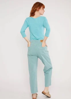 Damen Blutsgeschwister Stoffhosen|7/8-Hosen|Hose High Waist Olotte Remade