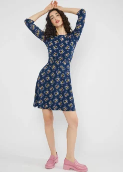 Damen Blutsgeschwister Jerseykleider|Knielange Kleider|Jerseykleid Lovely Hug me
