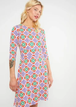 Damen Blutsgeschwister Jerseykleider|Knielange Kleider|Jerseykleid Lovely Hug me