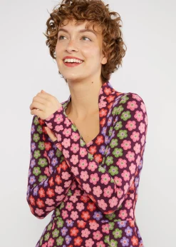 Damen Blutsgeschwister Jerseykleider|Knielange Kleider|Jerseykleid Miraculous Power Tralala