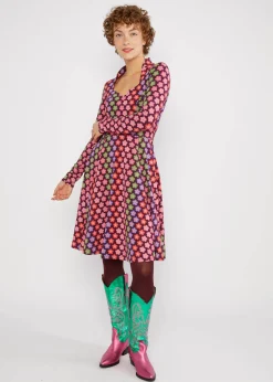 Damen Blutsgeschwister Jerseykleider|Knielange Kleider|Jerseykleid Miraculous Power Tralala
