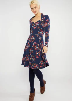 Damen Blutsgeschwister Jerseykleider|Knielange Kleider|Jerseykleid Miraculous Power Tralala