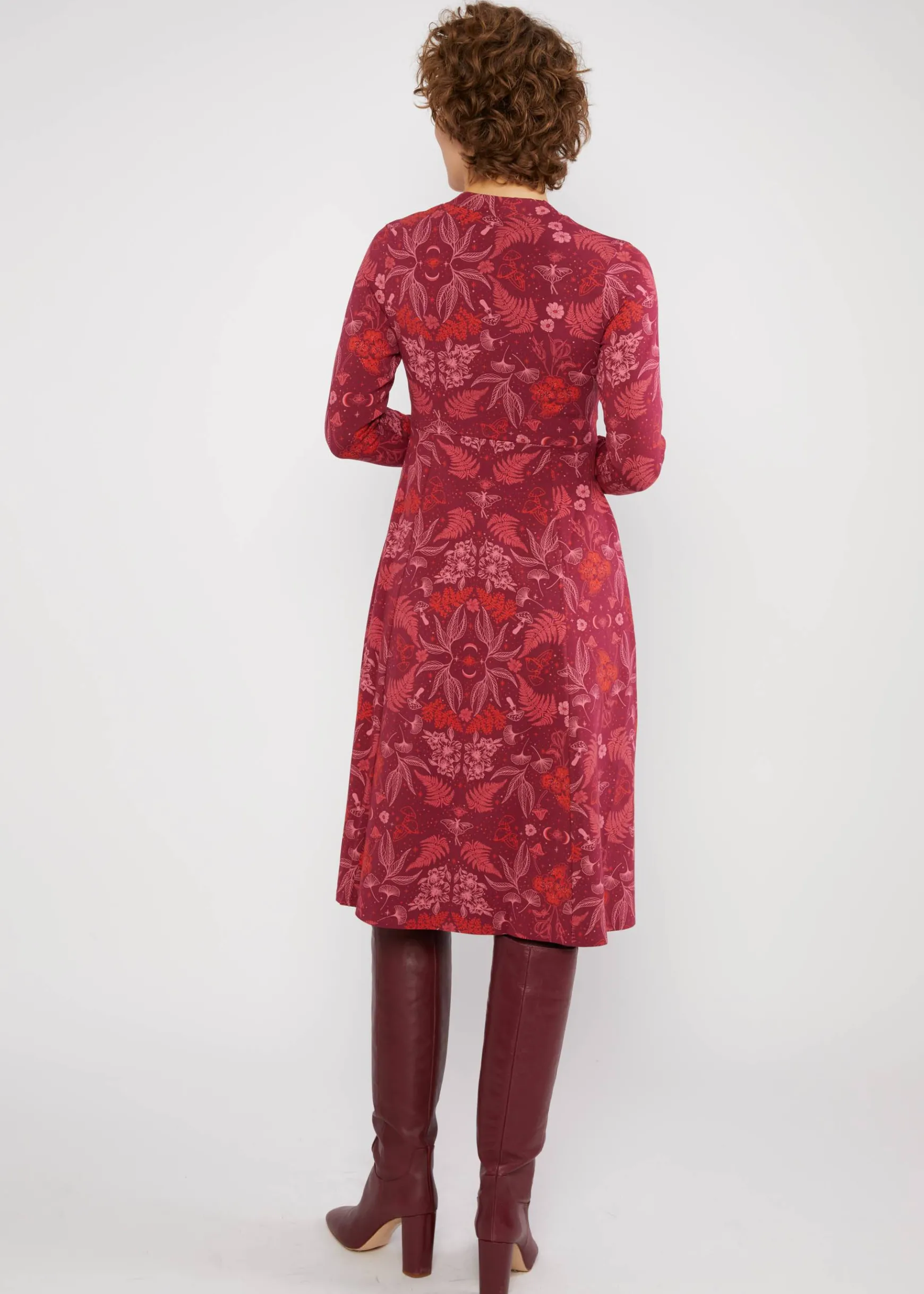 Damen Blutsgeschwister Jerseykleider|Knielange Kleider|Jerseykleid Shake Rattle and Roll