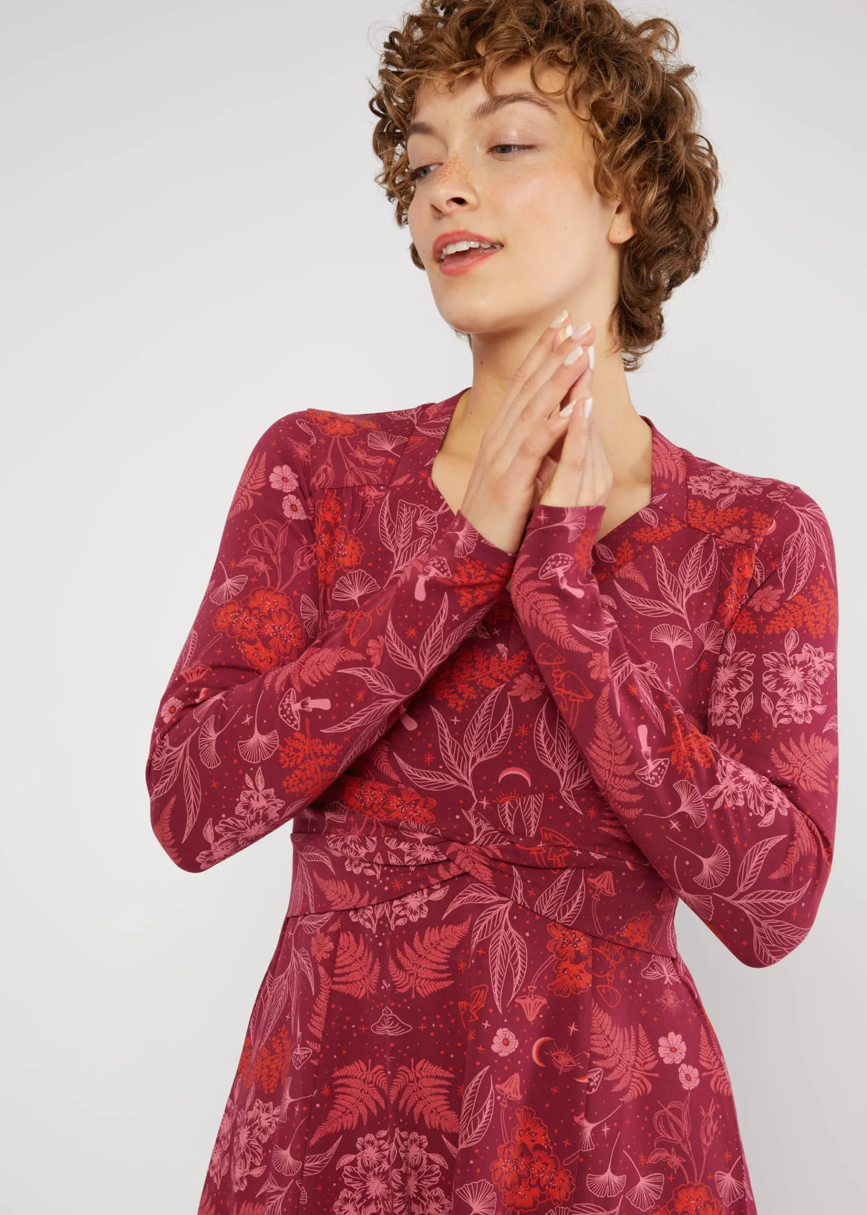 Damen Blutsgeschwister Jerseykleider|Knielange Kleider|Jerseykleid Shake Rattle and Roll