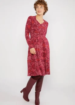 Damen Blutsgeschwister Jerseykleider|Knielange Kleider|Jerseykleid Shake Rattle and Roll